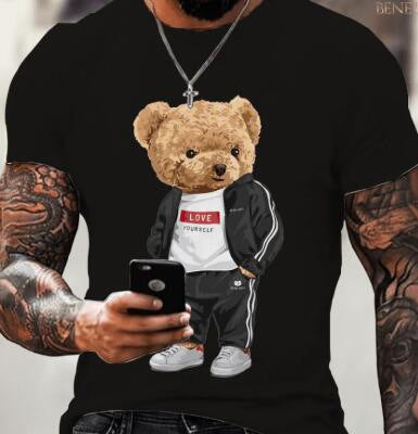 Casual Bear Printed T-shirt