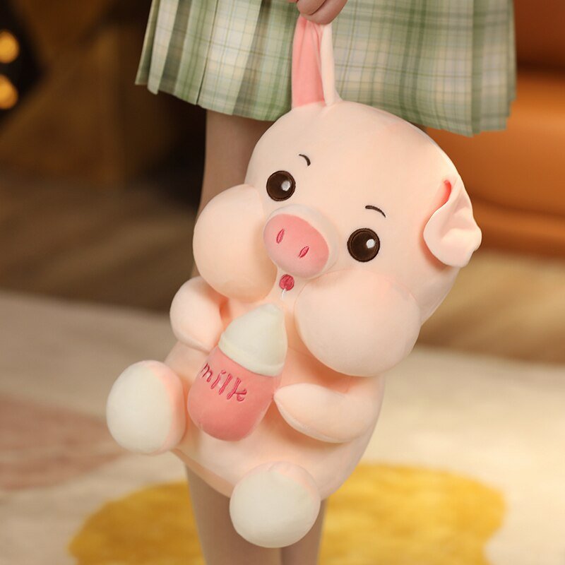 Peluche cochon géant Kawaii