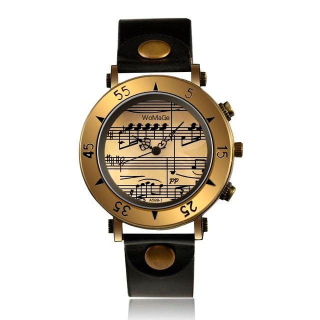 Montres pour femmes de mode de style musical