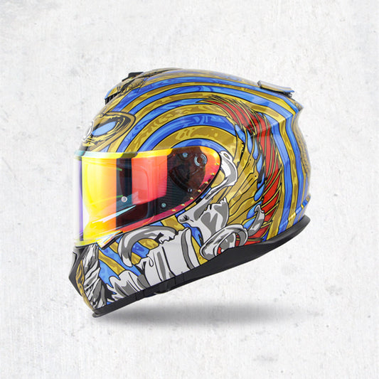 Motorfiets integraalhelm Motorrijden dubbele lens volledige cover helm