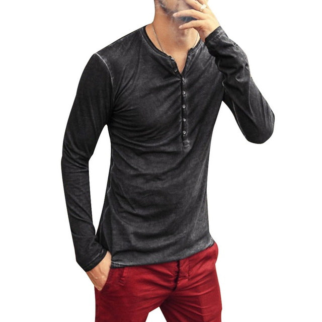 V-Neck Long Sleeve