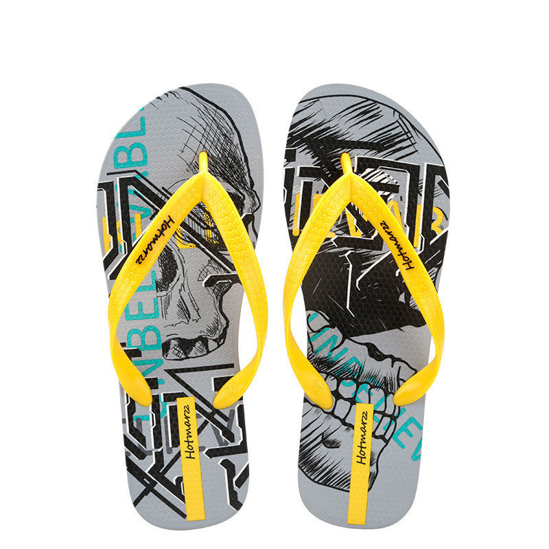 Cool Graffiti Printed Flip Flops