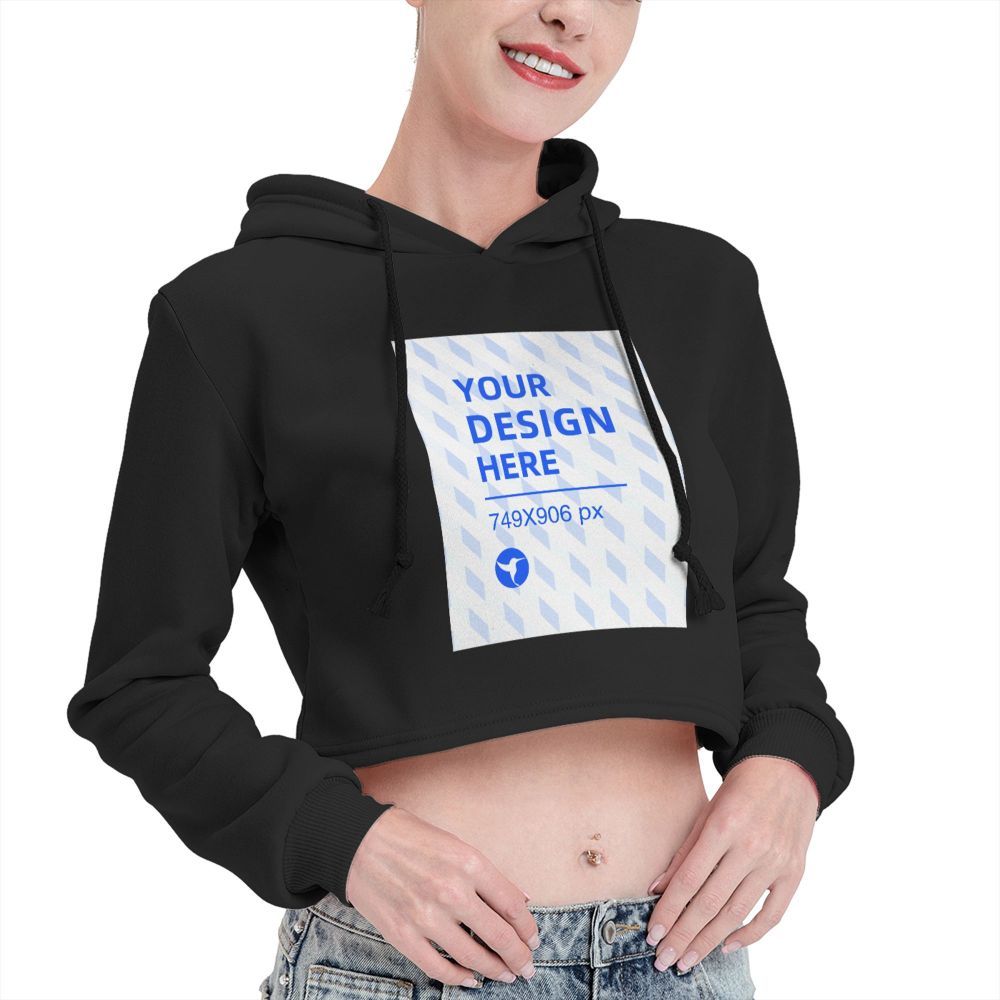 Cropped Cat Ear Sweatshirt