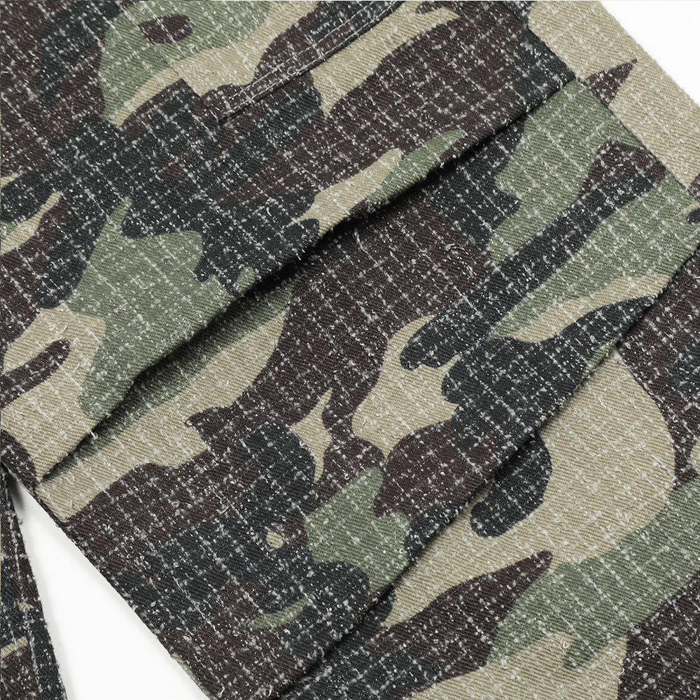 Heren Outdoor Camouflage Sports Fold Paratrooper Broek