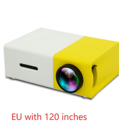 Draagbare projector 3D Hd Led Home Theater Cinema HDMI-compatibele USB-audioprojector Yg300 Mini-projector