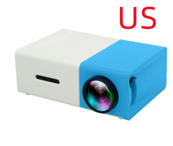 Draagbare projector 3D Hd Led Home Theater Cinema HDMI-compatibele USB-audioprojector Yg300 Mini-projector