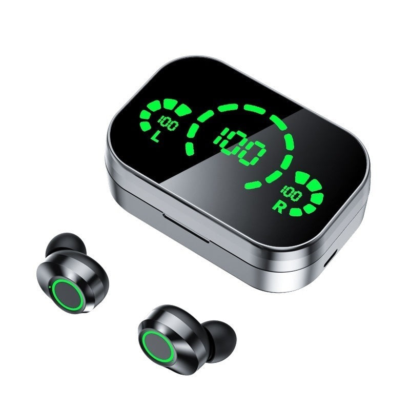 Groot scherm, slim digitaal display, in-ear ademend licht, sport-oordopjes