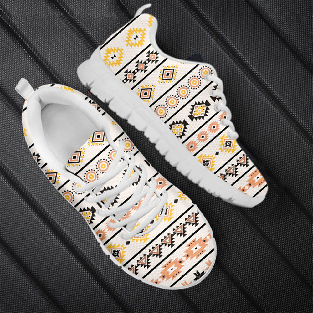 Printed Leisure Mesh Running Shoes