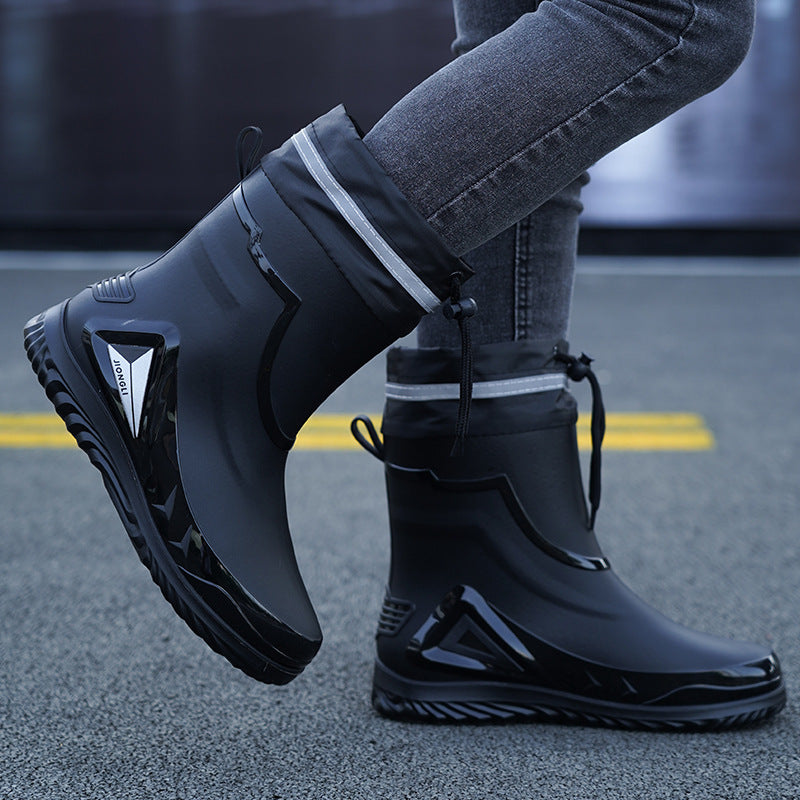 Closed Waterproof Shoes Outdoor Rubber Boots