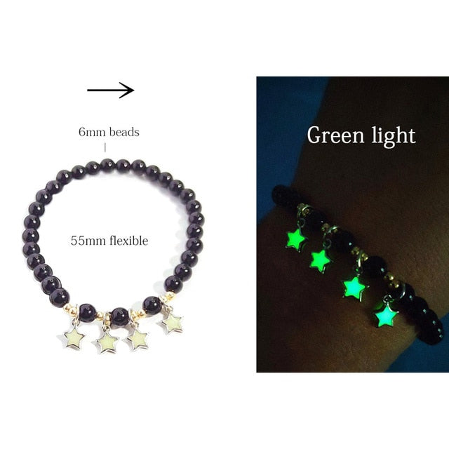 Glow in the Dark Charm Bracelets