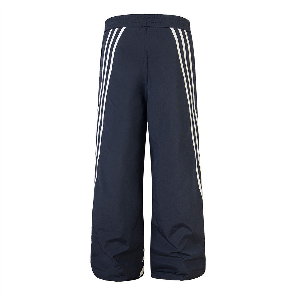 Three Bars Sports Wide Legs Trousers