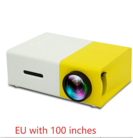 Draagbare projector 3D Hd Led Home Theater Cinema HDMI-compatibele USB-audioprojector Yg300 Mini-projector