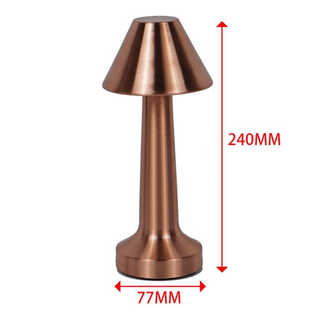 Lampe de table LED à barre rétro