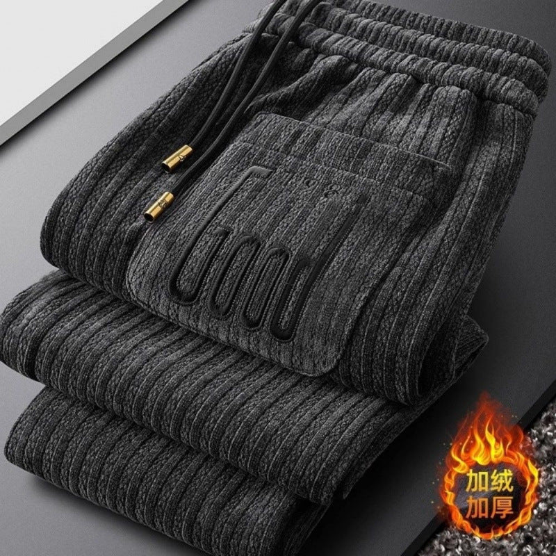 Corduroy Autumn And Winter Chenille Sweatpants