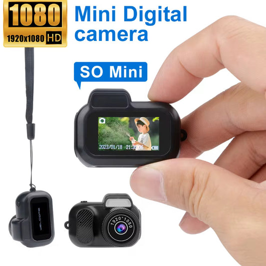 Retro Mini Camera With Screen 1080p HD