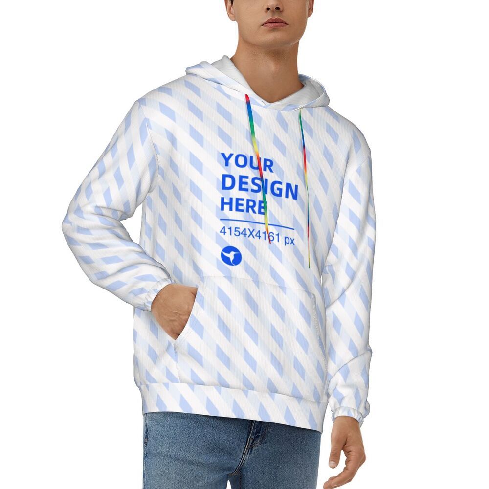 Jeugdige persoonlijkheid heren hoodie met capuchon en zak