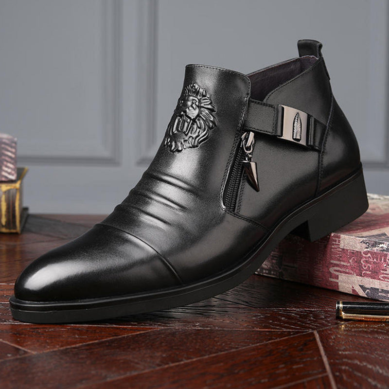 Embossed Double-sided Pull Boots