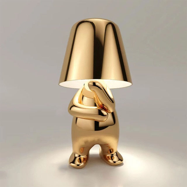 Lampe de table LED Italie Little Golden Man