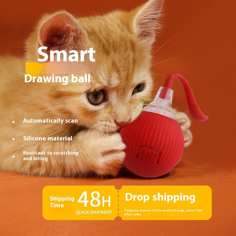 Interactive Cat Toy Ball Super Drive