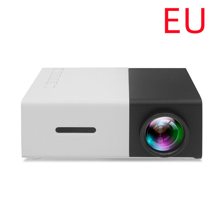 Draagbare projector 3D Hd Led Home Theater Cinema HDMI-compatibele USB-audioprojector Yg300 Mini-projector