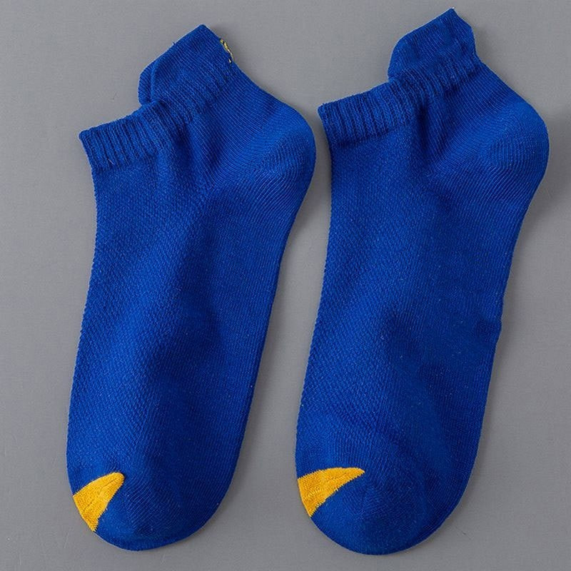 Deodorant Low-top Ankle Socks Mesh Style For Sports Sweat-proof Deodorant