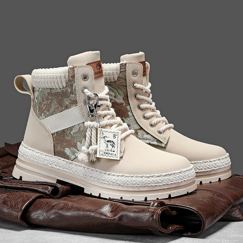 High-top British Style Boots