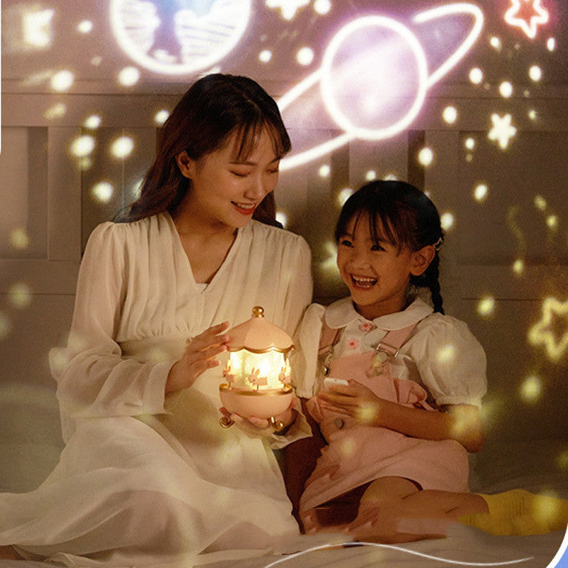 Kids Room Night Light Projector "Space Rotation"