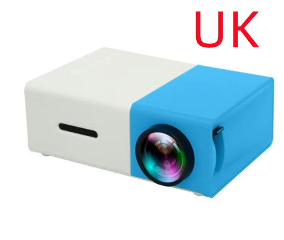 Draagbare projector 3D Hd Led Home Theater Cinema HDMI-compatibele USB-audioprojector Yg300 Mini-projector