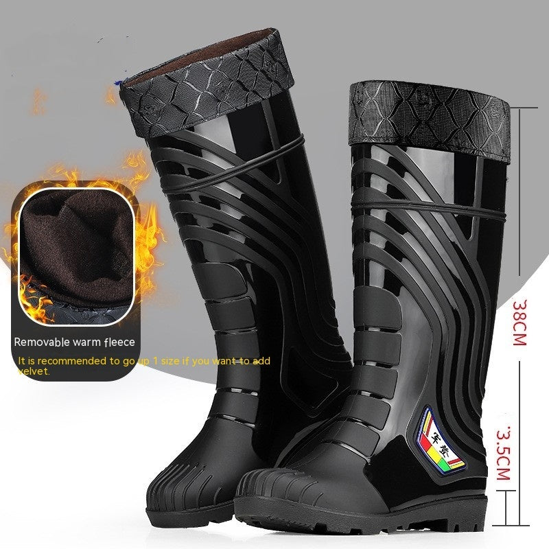 Mid-calf Rubber Rain Boots