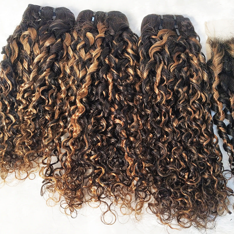 Brazilian Human Hair Color Lace Block