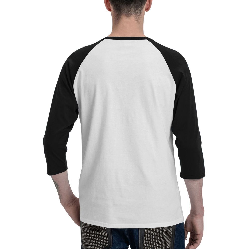 Heren T-shirt met ronde hals en raglanmouwen