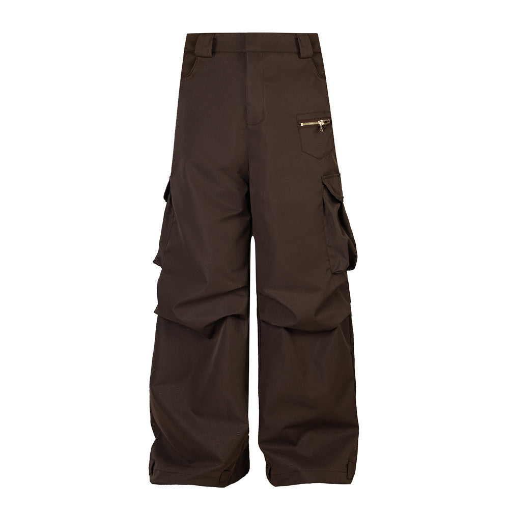 Herenmode Losse Geplooide Paratrooper Overalls