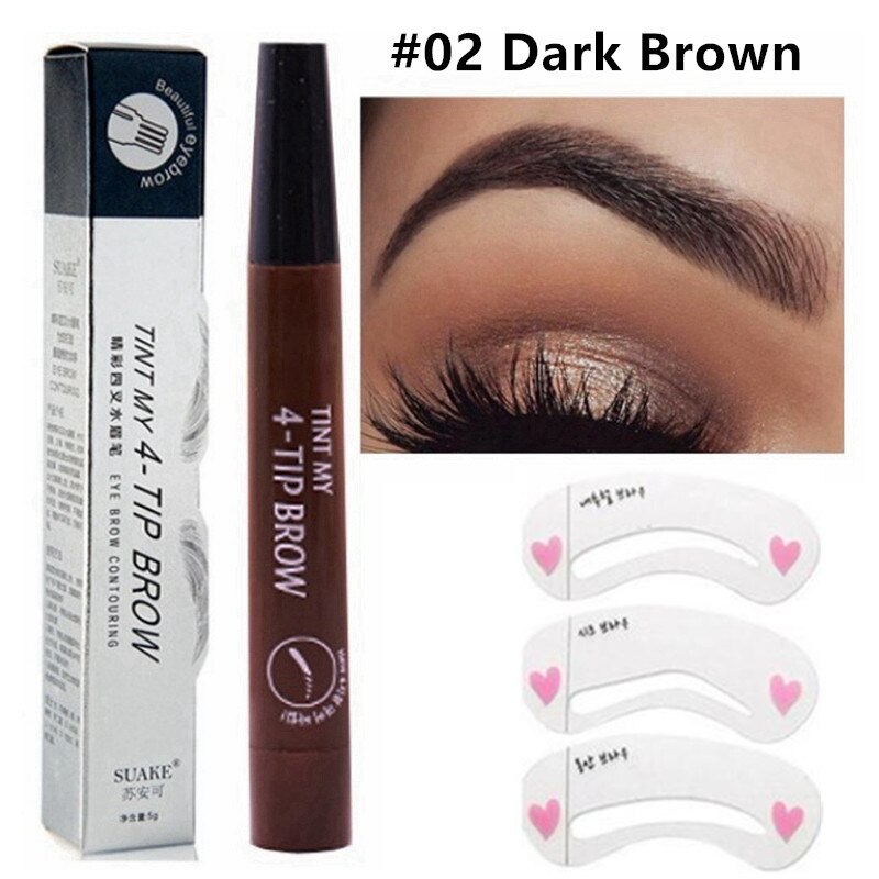 Waterproof Natural Eyebrow Pencil 3D 5 Color