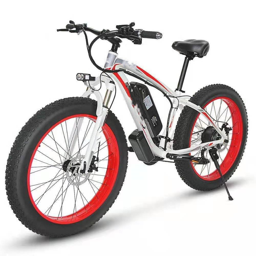 Electric Lithium Tram Snow Mountain Bike 21 Speed