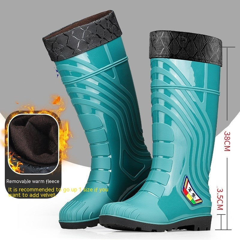 Mid-calf Rubber Rain Boots