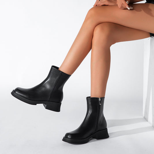 Mid Boots Chimney Ankle Britse Stijl