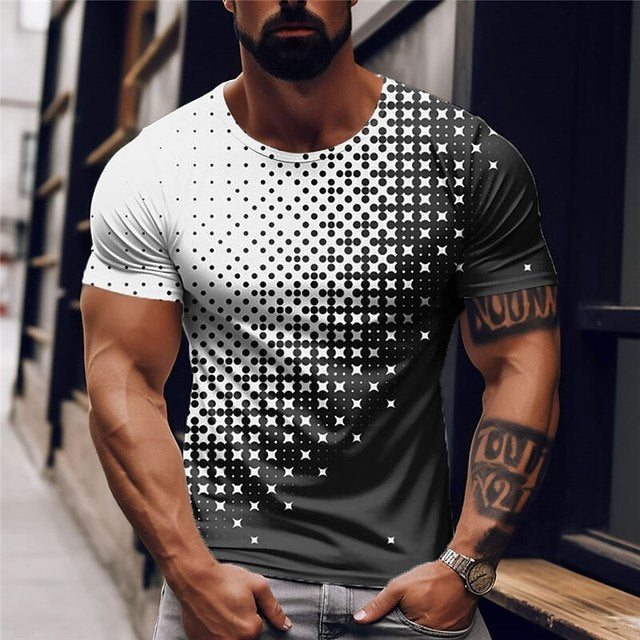 Zomer Snel drogend materiaal Sport T-shirt Outdoor Running T-shirt Heren