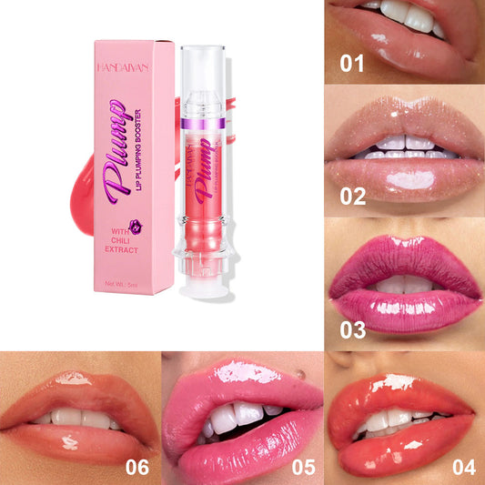 Nieuwe Tube Lip Rich Lip Color Licht Pittige Lip Honing Lip Glazen Spiegel Gezicht Lip Spiegel Vloeibare Lippenstift