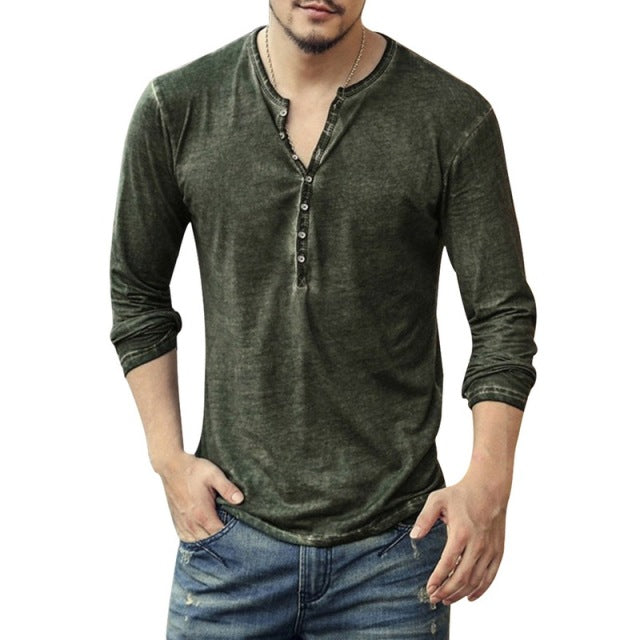 V-Neck Long Sleeve