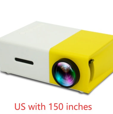 Draagbare projector 3D Hd Led Home Theater Cinema HDMI-compatibele USB-audioprojector Yg300 Mini-projector