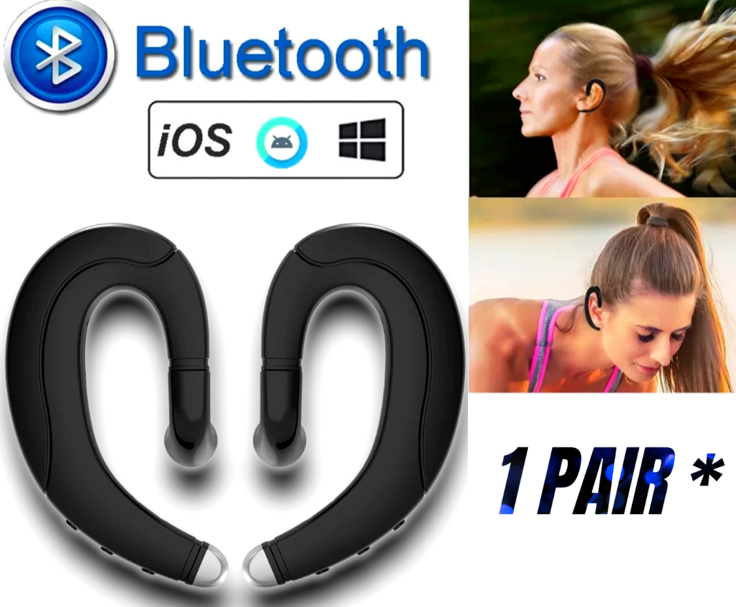 Silver Bone Conduction Earphones