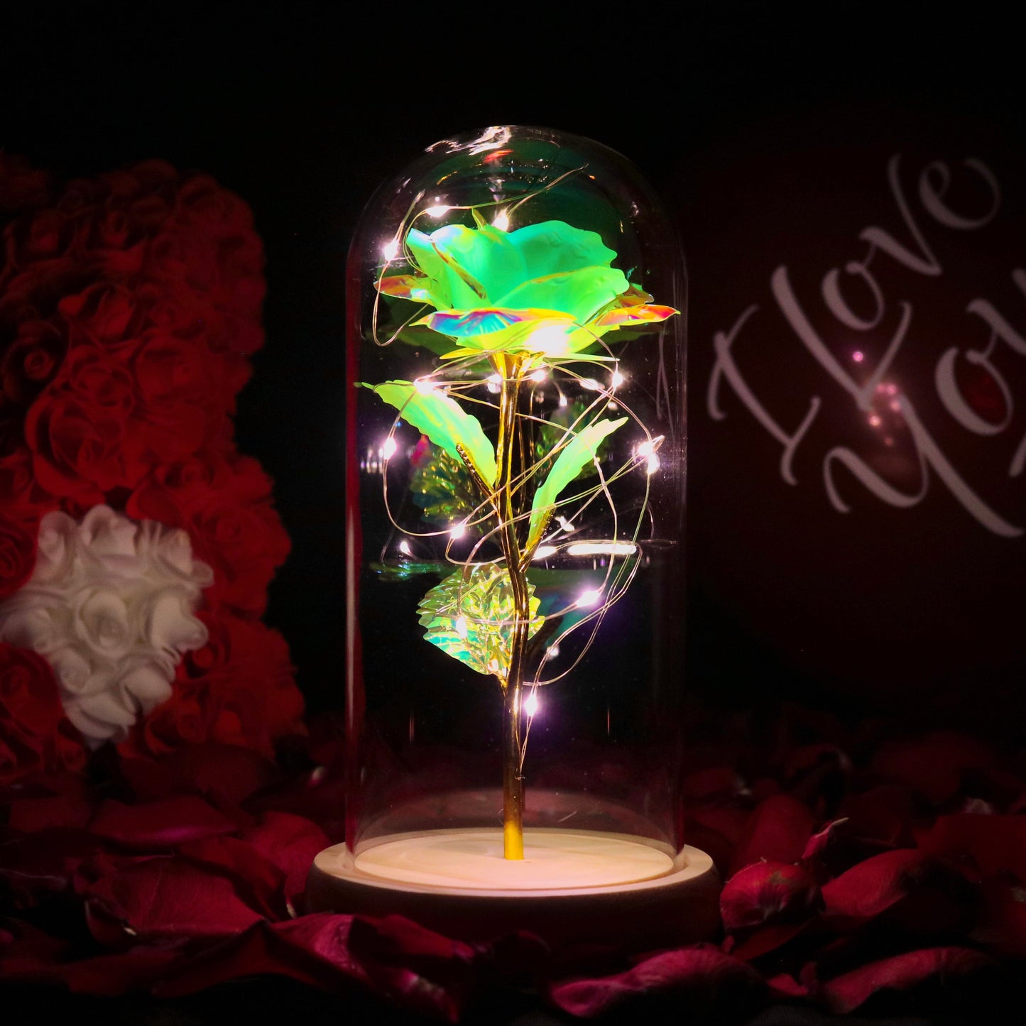 Galaxy Rose eeuwige lamp