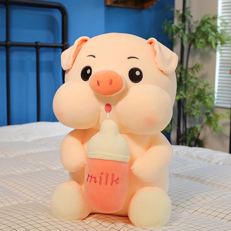 Peluche cochon géant Kawaii