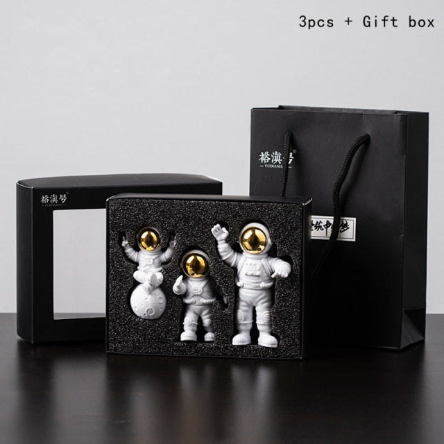 Astronaut en maan woondecoratieset