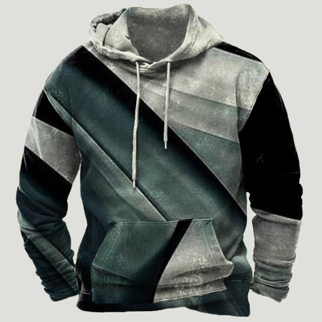 Westerse Azteekse patchwork hoodie