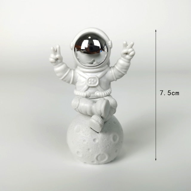 Astronaut en maan woondecoratieset