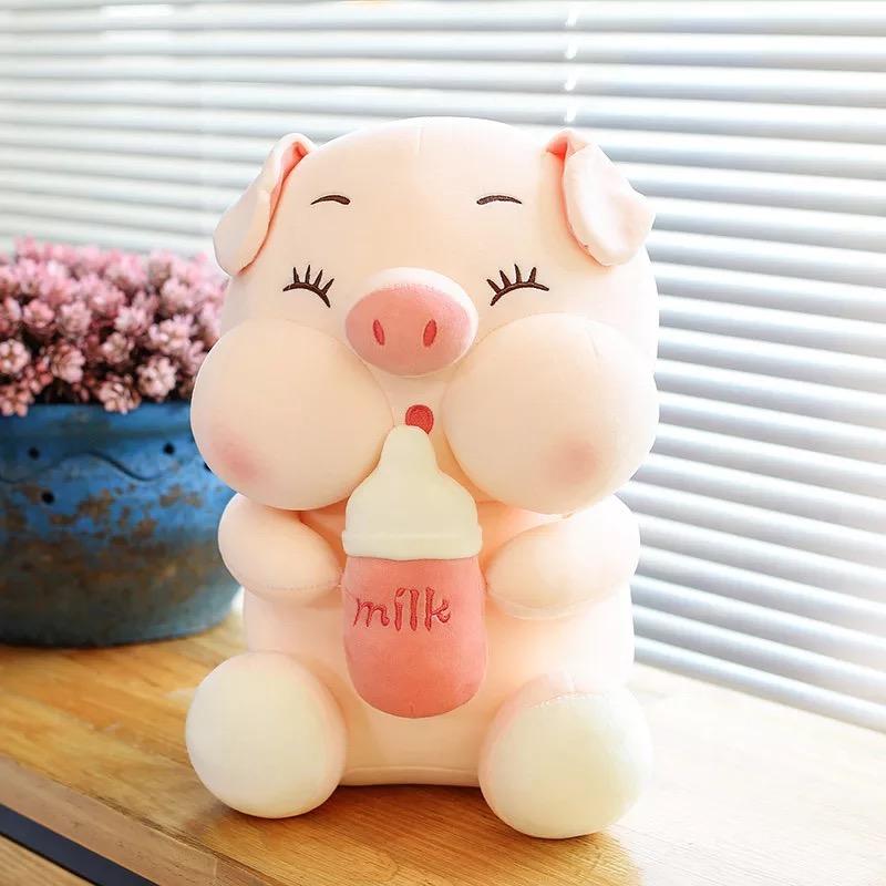 Peluche cochon géant Kawaii