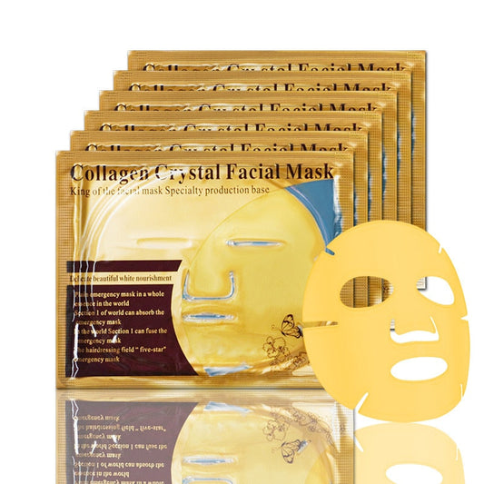 Masque facial hydratant au collagène et à l'or