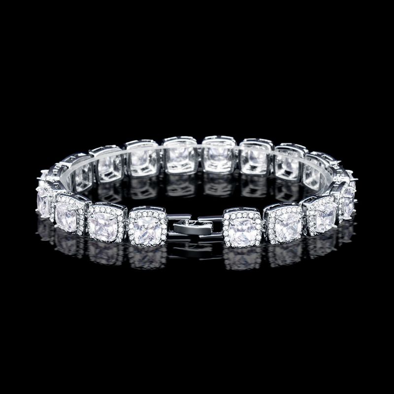 Bracelet tennis en or blanc 18 carats