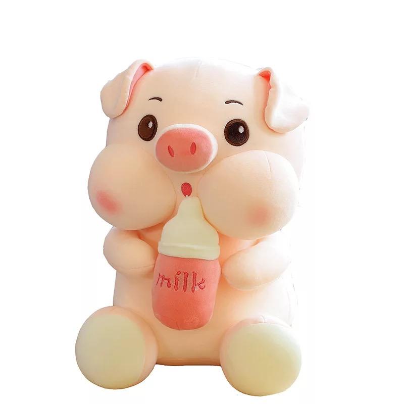 Peluche cochon géant Kawaii